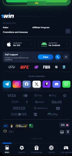 1Win Android 1Win Android