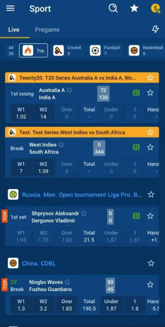 Mostbet Android App Sport