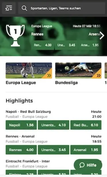 Mr Green Interface Android Mr Green Interface Android